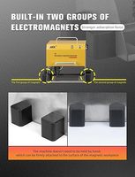 Máquina de Grabado y Marcado de Metales 150*80mm HRC60 de Micro Impacto para Marcado de Fecha y Símbolos en Chasis de Vehículos