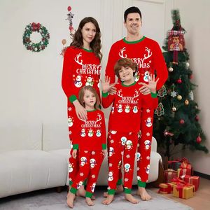 Nouveaux Ensembles Pyjama de Noël pour Tenues de Fête Familiales, Vêtements d'Intérieur Mignons à Imprimé Père Noël, Pyjamas Assortis pour les Fêtes - Product Image 6