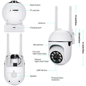 Bán hot Smart <span class=keywords><strong>Home</strong></span> an ninh mini Dome IP CCTV Hệ thống camera không dây Wifi Monitor 360 độ hình ảnh cảm biến đám mây dữ liệu - Product Image 6