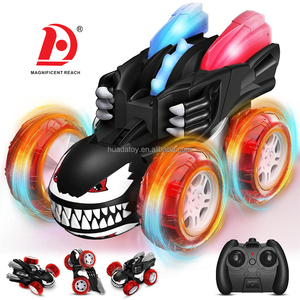 Huada 2.4G Có Thể Sạc Lại USB Điều Khiển Từ Xa Stun Xe Đồ Chơi 360 Lật Xoay 4WD Diễn Viên Đóng Thế RC Xe Tải Cậu Bé Điều Khiển Vô Tuyến Đồ Chơi - Product Image 1