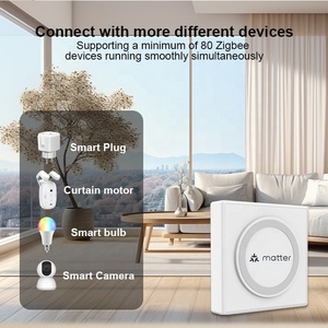 Nuovissimo Gateway Hub Smart Home Tuya Matter Thread Cablato 2026 con Alexa, Google Home, HomeKit, Ampia Copertura e <span class=keywords><strong>Connessione</strong></span> Stabile - Product Image 1