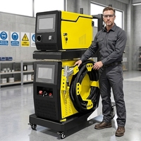 Machine de soudage laser 5-en-1 pour le soudage de cellules de batterie, la découpe, le nettoyage et le système de refroidissement par air