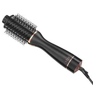 <span class=keywords><strong>Brosse</strong></span> à air chaud personnalisée <span class=keywords><strong>Brosse</strong></span> à air chaud en une étape volumateur 3 en 1 <span class=keywords><strong>brosse</strong></span> sèche-cheveux pour salon professionnel sèche-cheveux avec peigne - Product Image 1