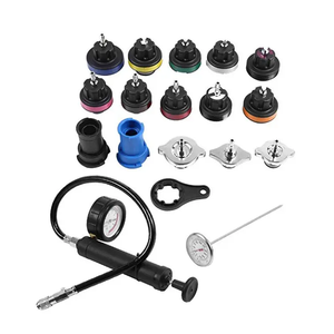 Kit de <span class=keywords><strong>test</strong></span> de fuites pour système de refroidissement de voiture 18 pièces, testeur de pression de radiateur, détecteur de fuites de liquide de refroidissement, outil de nettoyage sous vide pour joint de culasse - Product Image 5