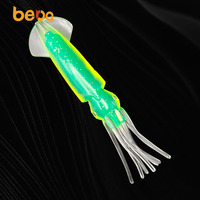 Appât souple calmar phosphorescent couleur transparente calmar doux simulation poulpe appât de pêche en mer appât
