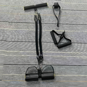 Oferta Destacada: Set de 4 Bandas de Resistencia Antirrotura con Pedales para Ejercicios de Abdominales y Tracción - Product Image 5