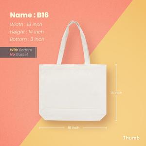 ธรรมดานำมาใช้ใหม่ Eco Tote กระเป๋าช้อปปิ้งที่มีโลโก้ที่กำหนดเองให้ตามความต้องการของลูกค้าผลิตภัณฑ์จากประเทศไทย - Product Image 3