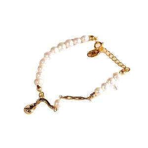 Zhizhen's Fashionable <b>Freshwater</b> <b>Pearl</b> <b>Bracelet</b> Small Gourd Fulu 14k Gold Package Portable Charm <b>Bracelet</b> New Product - Product Image 5