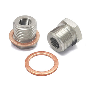 ตัวแปลงเกลียวเหล็กชุบนิกเกิลแบบ CNC ขนาด M18x1.5 เป็น M10x1 ความแม่นยำสูง ผ่านการสอบเทียบมาตรฐาน ใช้กับตัวกรองน้ำมันเชื้อเพลิง - Product Image 6