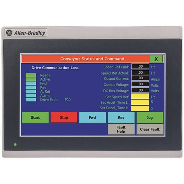2711P-T6C21D8S 5.7" TFT LCD Panel Color Touch PanelView Plus 7 Standard HMI Terminal 24VDC LVDS 640x480 Industrial Automation