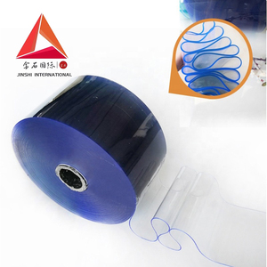 Rouleau de rideau en PVC transparent flexible de 300 mm x 3 mm de l'usine Jinshi pour rideau de porte - Product Image 2