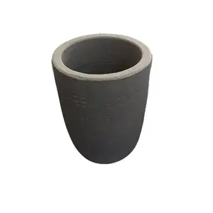 100kg High Working Temperature SiC Graphite Crucible for Casting Big Alloy Part