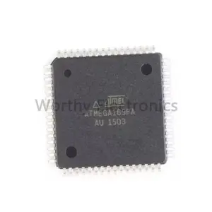 Circuitos integrados ic chip microcontrolador MCU MEGA169PA TQFP-64 peças eletrônicas
