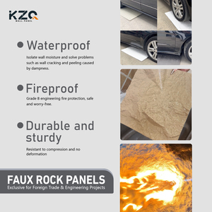Panel <span class=keywords><strong>de</strong></span> Pared <span class=keywords><strong>de</strong></span> Imitación Piedra PU, Textura <span class=keywords><strong>de</strong></span> Arenisca, Pizarra, Travertino, <span class=keywords><strong>Granito</strong></span>, Adoquín, Caliza, Ladrillo, Mármol, <span class=keywords><strong>Roca</strong></span>, Hormigón para Pared - Product Image 5