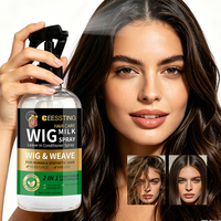 Crema Condizionante Naturale Biologica Antistatica per Capelli, Lisciante e Districante per Tutti i Tipi di Capelli, con Effetto Lucidante, per Parrucche