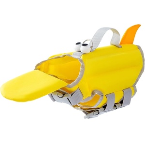 Maillot <span class=keywords><strong>de</strong></span> bain pour <span class=keywords><strong>chien</strong></span> Hippie Dog en tissu Oxford, style dessin animé animal, grands yeux, mignon, japonais-coréen, avec flottabilité pour la natation et gilet <span class=keywords><strong>de</strong></span> sauvetage - Product Image 2