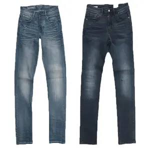 GZY ג 'ינס זול סיטונאי מחיר עודף בגדים מעורב עיצוב ג' ינס מכנסיים לגברים