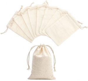 Eco Canvas Printed Cotton Linen Draw String <b>Bags</b> Packaging Custom Logo <b>Drawstring</b> <b>Bag</b> - Product Image 1