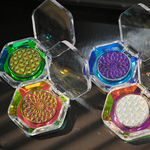 Quyến rũ vẻ đẹp Duochrome bóng mắt cao sắc tố thay đổi màu bột kem nhãn hiệu riêng duy nhất Tắc Kè Hoa Eyeshadow - Product Image 1