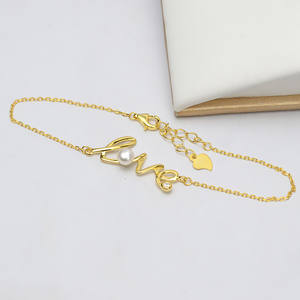 S925 Silver Women's Love Style 6-13 <b>Pearl</b> Jewelry DIY Accessories Trendy Empty Tray Semi Finished for Fashion String <b>Bracelets</b> - Product Image 4