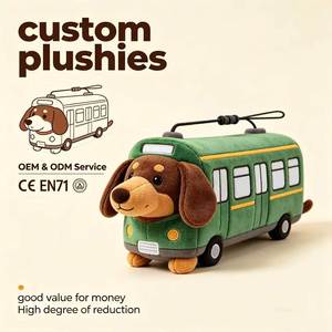 Jouets en peluche personnalisés Teckel, vente en gros OEM ODM, poupées de chien en peluche haute fidélité, douces et réalistes, avec certification de sécurité CE EN71 - Product Image 1