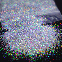 RIKONKA Sachet de 10g de paillettes fines laser de 0,2 mm pour remplissage de résine, fournitures d'artisanat, cadeaux, décorations de Noël DIY