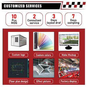 Cammi nhà prefab có thể tháo rời gấp <span class=keywords><strong>container</strong></span> nhà phẳng gói <span class=keywords><strong>container</strong></span> nhà 2 tầng Modular nhà hàng nhà nhỏ cho trung tâm mua sắm - Product Image 5