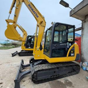 รถขุดตีนตะขาบ Komatsu PC56 PC55 มือสองขายส่ง ชั่วโมงการใช้งานต่ำ สภาพดีเยี่ยม เหมาะสำหรับงานก่อสร้าง - Product Image 3