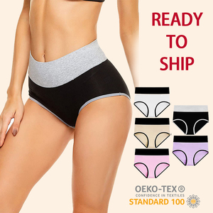 Ropa Interior <span class=keywords><strong>de</strong></span> Algodón Transpirable para <span class=keywords><strong>Mujer</strong></span>, Cintura Alta, 20% <span class=keywords><strong>de</strong></span> Descuento, para Deporte, Trabajo y Uso Diario - Product Image 1