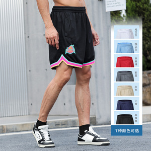 Shorts d'entraînement de basket-ball de style américain, unisexe, coupe ample, respirant, vêtements de sport d'été, taille adulte - Product Image 2