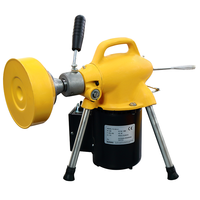 Hongli A75 Machine de nettoyage de vidange électrique domestique outil professionnel polyvalent compact avec compatibilité de câble de 8mm et 16mm