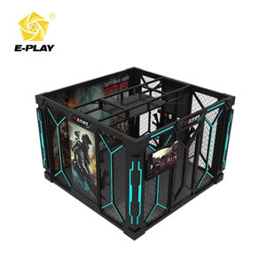 Sci-Fi Center VR Multijugador <span class=keywords><strong>4</strong></span>-Player Consola <span class=keywords><strong>de</strong></span> <span class=keywords><strong>juegos</strong></span> <span class=keywords><strong>de</strong></span> <span class=keywords><strong>realidad</strong></span> <span class=keywords><strong>virtual</strong></span> VR Gun Shooting Arena Fibra <span class=keywords><strong>de</strong></span> vidrio Metal 1500W Compras en interiores - Product Image 5