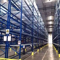 Système de rayonnage à palettes en acier robuste pour entrepôt européen |   Étagère de stockage industrielle modulaire réglable, haute capacité de charge 5000 kg, poudre