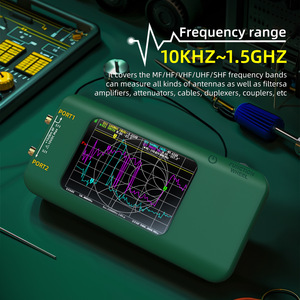 Analyseur de réseau vectoriel portable 10kHz-1.5GHz, sortie RF 10dBm, grand écran tactile, outil de mesure électronique - Product Image 4