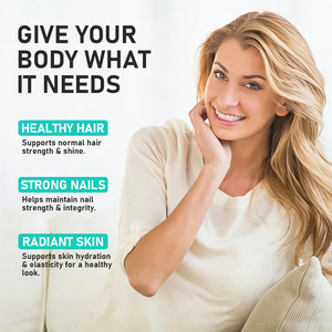 Capsules de vitamines pour cheveux, peau et ongles en marque privée avec vitamine B6 favorisant l'élasticité normale des cheveux pour un aspect sain - Product Image 5