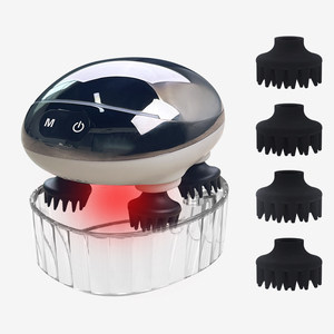 Intelligentes EMS-Kopfhaut massage gerät-Elektrisches Kopfhaut massage gerät mit Rotlicht und drahtloser Betriebs funktion - Product Image 2