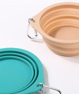 Bol pour chien pliable en silicone pour la marche en plein air tasse pour animaux de compagnie eau potable en silicone - Product Image 6