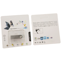 Vente directe d'usine, clé USB personnalisée avec logo, emballage en blister, impression personnalisée, clé USB avec blister