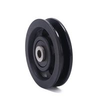 Polea de 90 mm personalizada para correa en V, polea de tiempo, para cable de gimnasio, cuerda, roldanas, bloque de tracción, polea de escalada, volante, rueda de polea, poleas