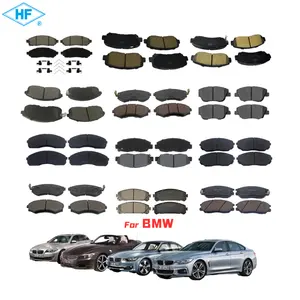 Uso para BMW E30 E34 E36 E39 E46 E60 E90 F10 F30, pastillas de freno de fibra de carbono/cerámica/semimetálicas, Kit de montaje de pastillas de freno, piezas de repuesto