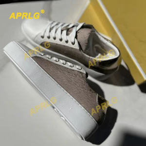 Zapatos de plataforma planos de cuero transpirable blancos para mujer, estilo athleisure con cordones, novedad de otoño, estilo veraniego, venta al por mayor para estudiantes - Product Image 2