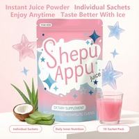 Sachets de jus de fruits instantané et de suppléments santé Shepu Appu en marque blanche – Poudre alimentaire en vrac pour marques OEM