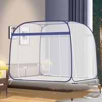 Tenda Gratis pemasangan baru musim panas, tenda kelambu kawat rumah dapat dilepas satu potong, tenda untuk tempat tidur luar ruangan dengan fitur lipat