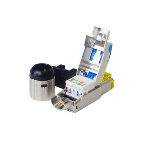 CAT6 CAT6A Cat7 CAT8 blindé mâle outil gratuit 8 broches Ethernet <span class=keywords><strong>RJ45</strong></span> câble réseau connecteur Module sans outil <span class=keywords><strong>RJ45</strong></span> 8P8C <span class=keywords><strong>prise</strong></span> modulaire - Product Image 3