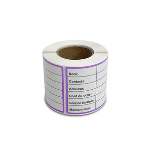 Autocollants personnalisés en papier adhésif résistant à l'eau, inscriptibles, à forte adhérence, étiquettes personnalisées 120x60mm, 250 pièces par rouleau - Product Image 4