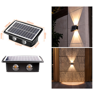 Tienda en línea Venta caliente Led Hogar Jardín Balcón Ambiente Luz Iluminación de pared Led Luz solar - Product Image 2