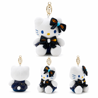 Fabrikneuer, niedlicher Hello Kitty Plüsch-Schlüsselanhänger, 4 Zoll große Cartoon-Plüschtiere, entzückende Arcade-Spielzeugfigur für Kinder