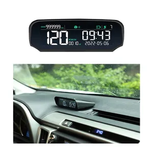 Vjoycar Lcd Snelheidsmeter Display Met Gps S100 Snelheidsmeter, Afgelegde Afstand Totale Kilometerstand Voor Universele Auto