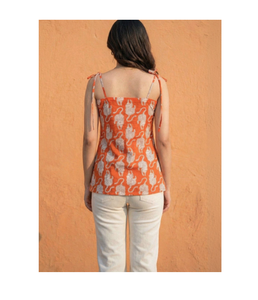 Women Cotton Short <b>Kurti</b> with Floral Print Trendy Lightweight Summer Casual Ethnic Wear Top Stylish Comfortable Bulk Supply - Product Image 3