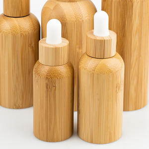 Vietnam WeWood Bouchon à vis en bambou Flacon compte-gouttes en verre 10ml 20ml 30ml 50ml 100ml Couvercles d'huile essentielle Bouchons et fermetures - Product Image 2